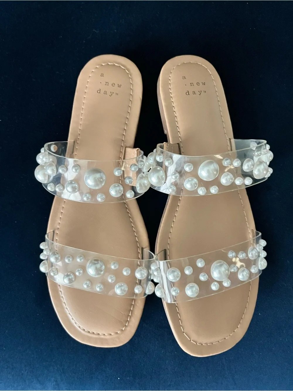a . new day Pearl Sandals Sz 8 - Picture 5 of 7